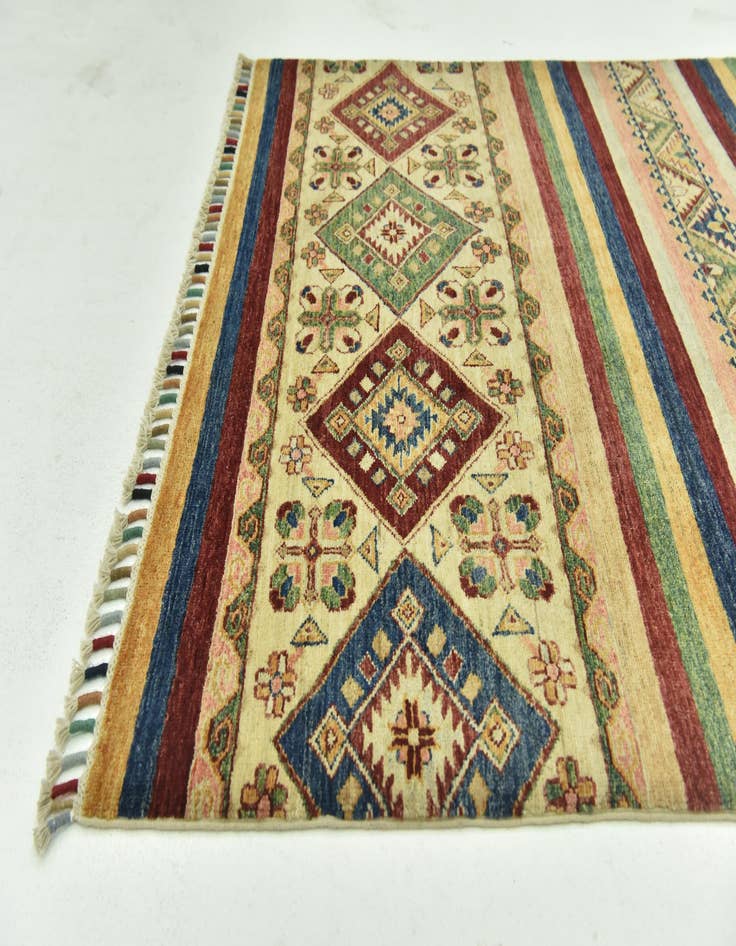 Detail image of  4' 1 x 5' 8  Hand Knotted Ariana Ziegler Rug