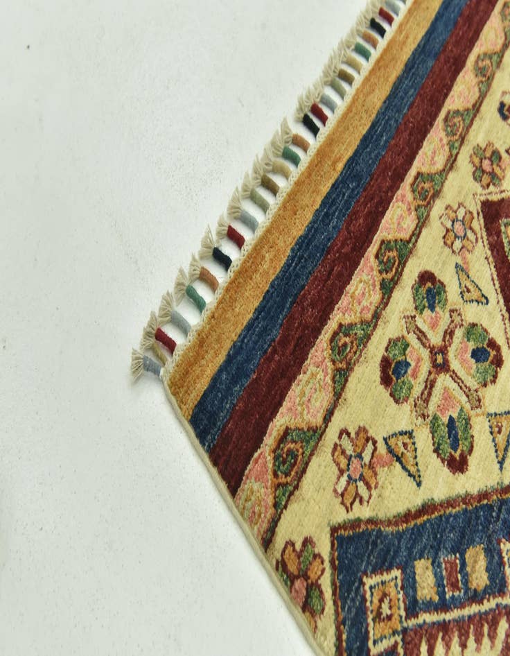 Detail image of  4' 1 x 5' 8  Hand Knotted Ariana Ziegler Rug