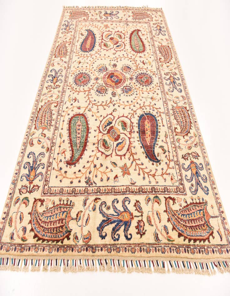 Detail image of  5' 7 x 7' 6  Hand Knotted Ariana Ziegler Rug