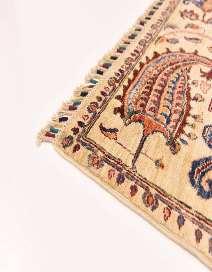 Detail image of  5' 7 x 7' 6  Hand Knotted Ariana Ziegler Rug