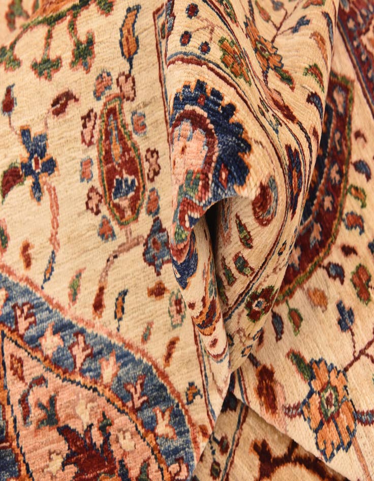 Detail image of  5' 8 x 7' 10  Hand Knotted Ariana Ziegler Rug