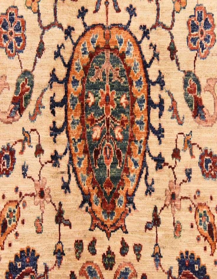 Detail image of  5' 8 x 7' 10  Hand Knotted Ariana Ziegler Rug