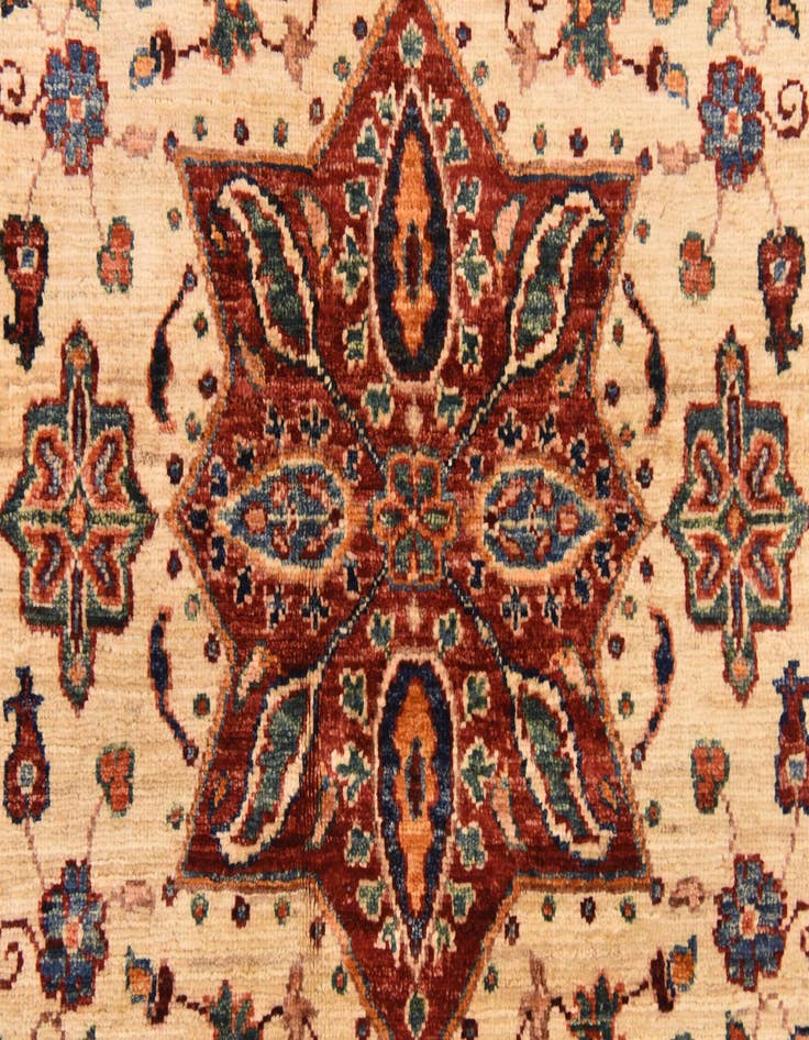 Detail image of  5' 8 x 7' 10  Hand Knotted Ariana Ziegler Rug