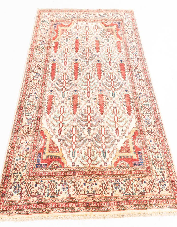 Detail image of  5' x 6' 6  Hand Knotted Ariana Ziegler Oriental Rug