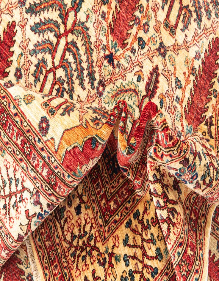 Detail image of  5' x 6' 6  Hand Knotted Ariana Ziegler Oriental Rug
