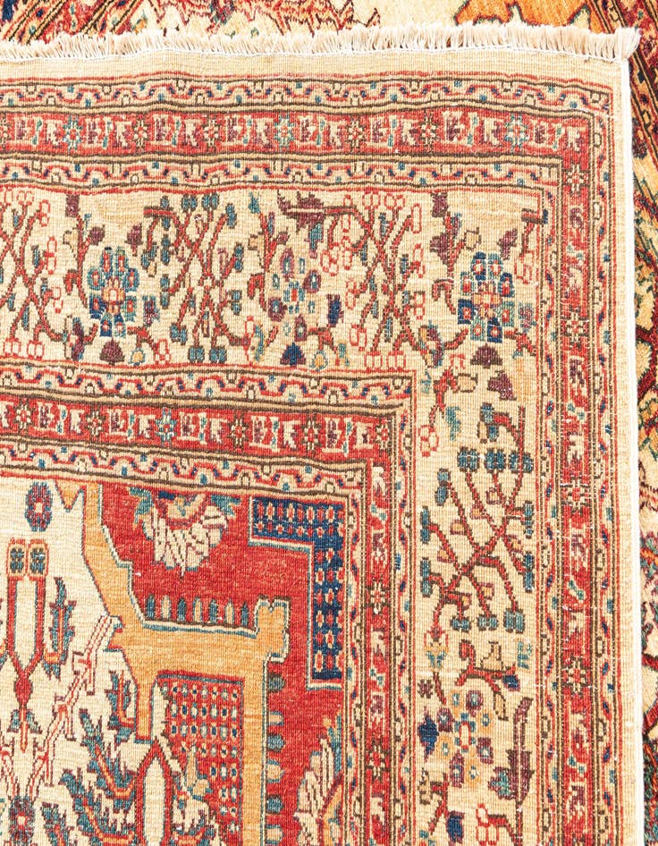 Detail image of  5' x 6' 6  Hand Knotted Ariana Ziegler Oriental Rug