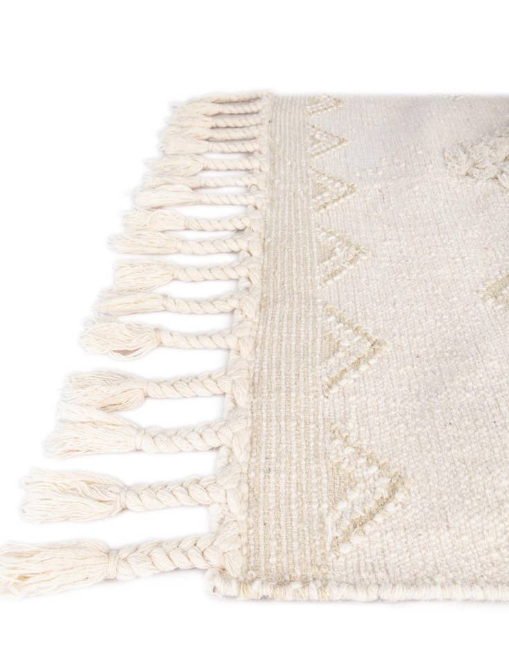 Detail image of  8' x 10'  Hand Woven Arizona Wool Rug