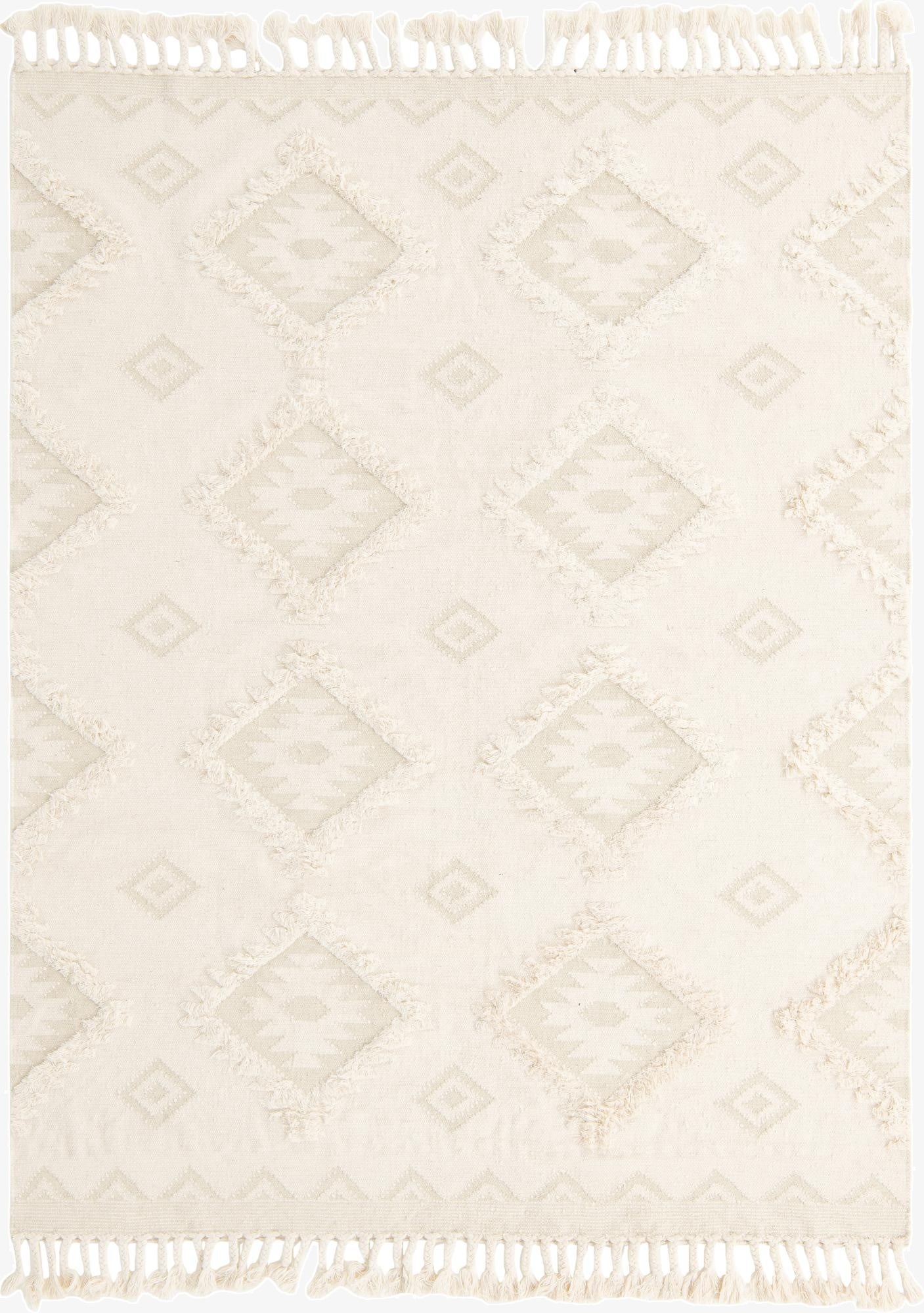 Primary image  8' x 11'  Hand Woven Arizona Wool Rug