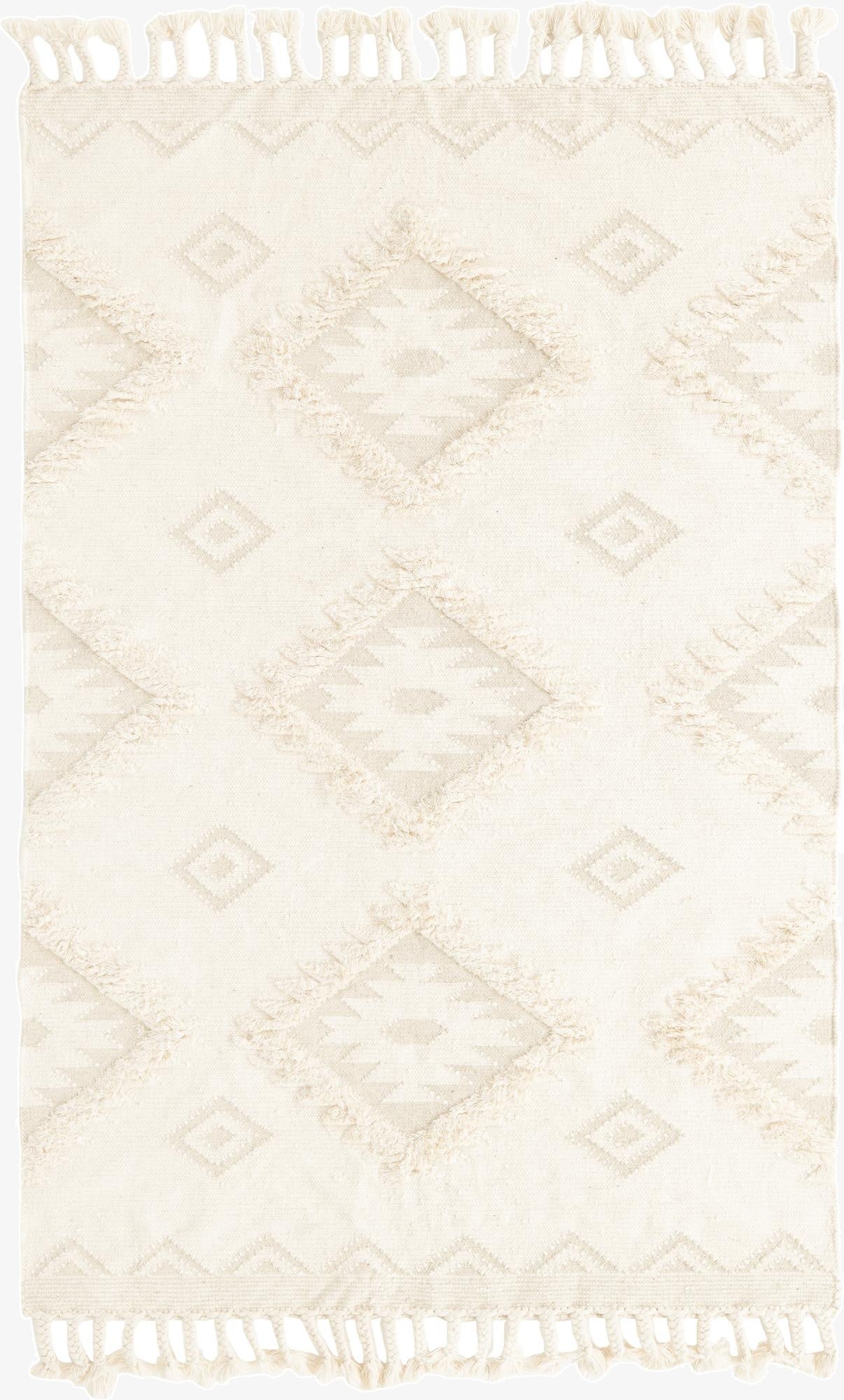  6' 1 x 9'  Hand Woven Arizona Wool Rug