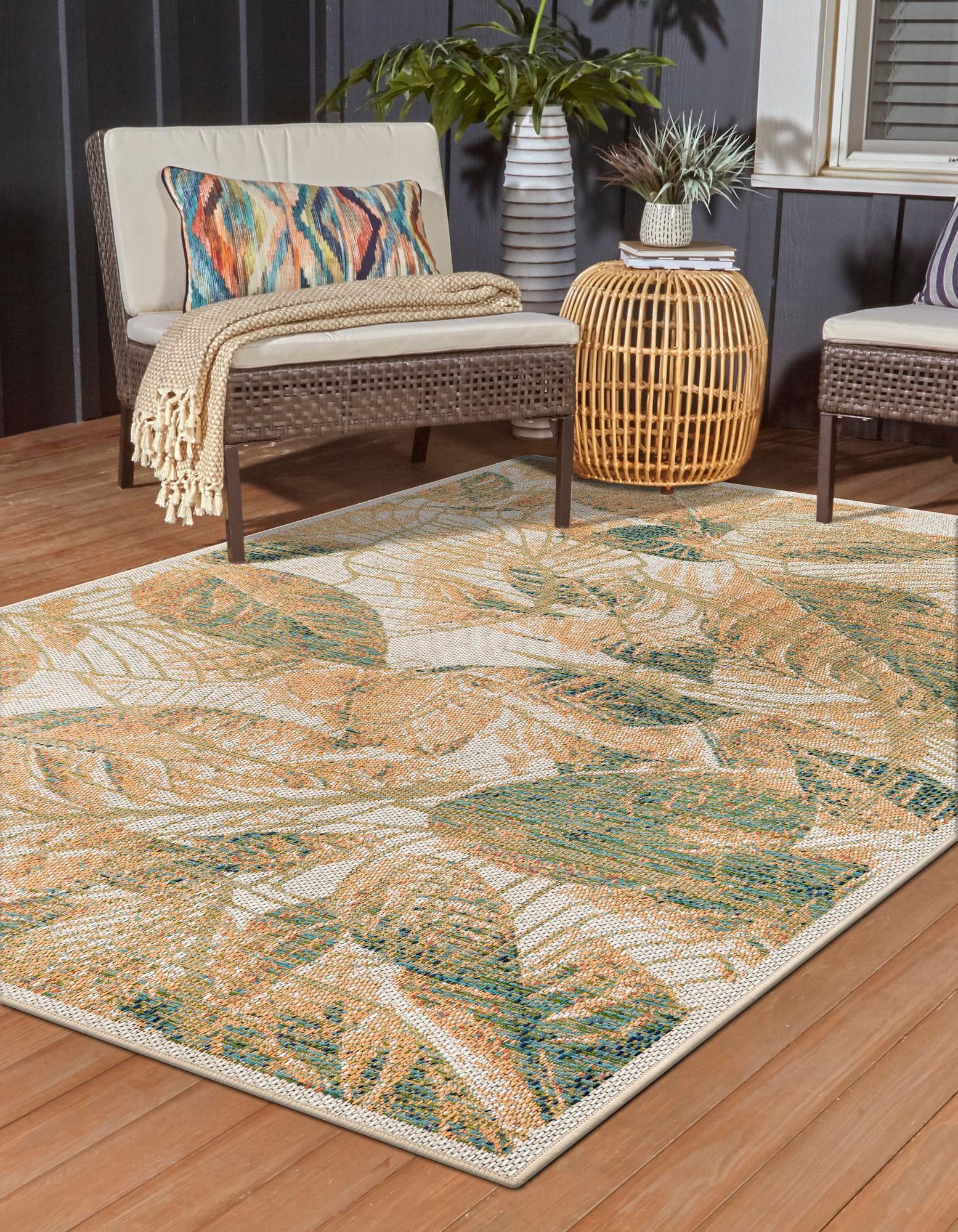 Ivory 2' x 3' Baja Indoor / Outdoor Rug | Rugs.com