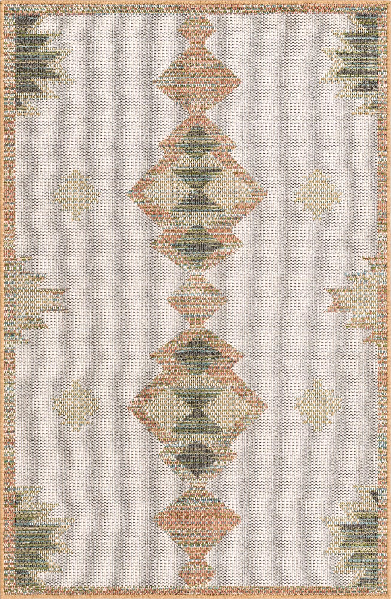  4' x 6'  Washable Baja Indoor / Outdoor Rug