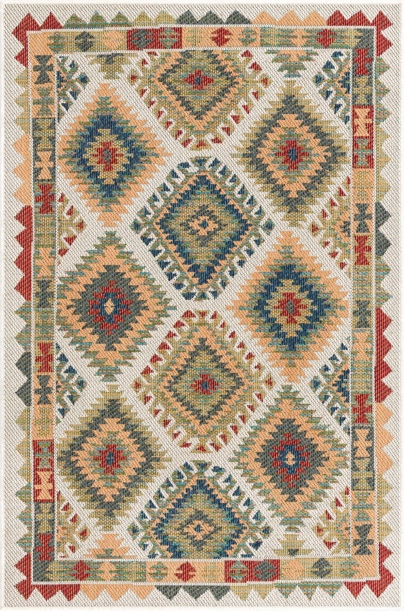  4' x 6'  Washable Baja Indoor / Outdoor Rug