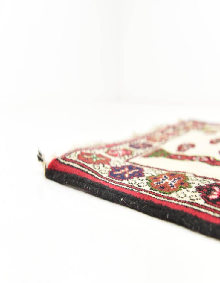 Detail image of  2' 7 x 3' 10  Hand Knotted Balouch Persian Wool Rug