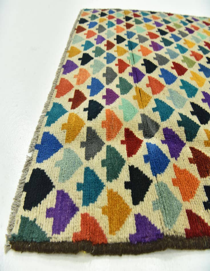 Detail image of  3' 2 x 5' 1  Hand Knotted Balouch Rug