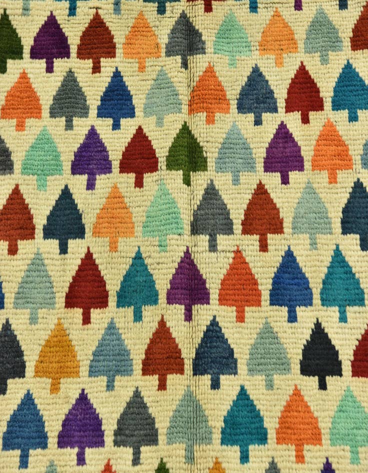 Detail image of  3' 4 x 5' 1  Hand Knotted Balouch Rug