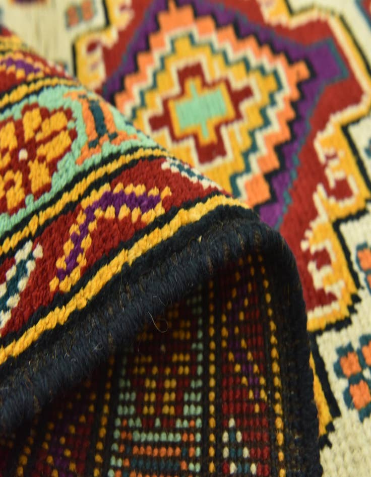 Detail image of  3' 4 x 5'  Hand Knotted Balouch Rug