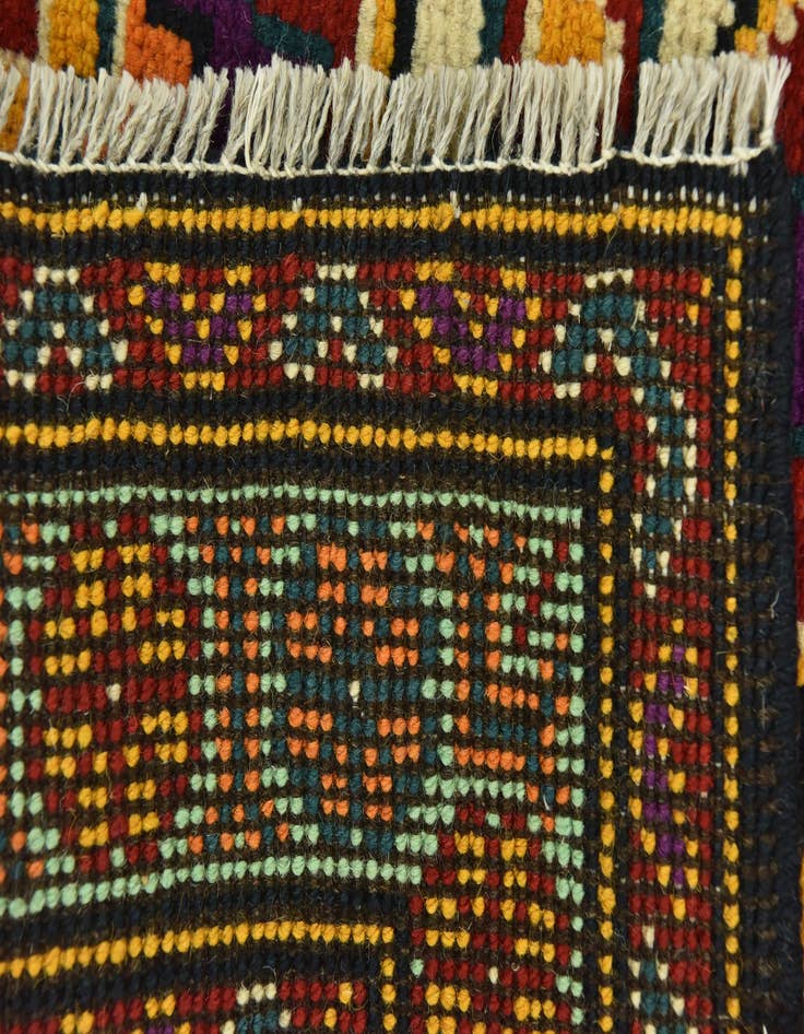 Detail image of  3' 4 x 5'  Hand Knotted Balouch Rug