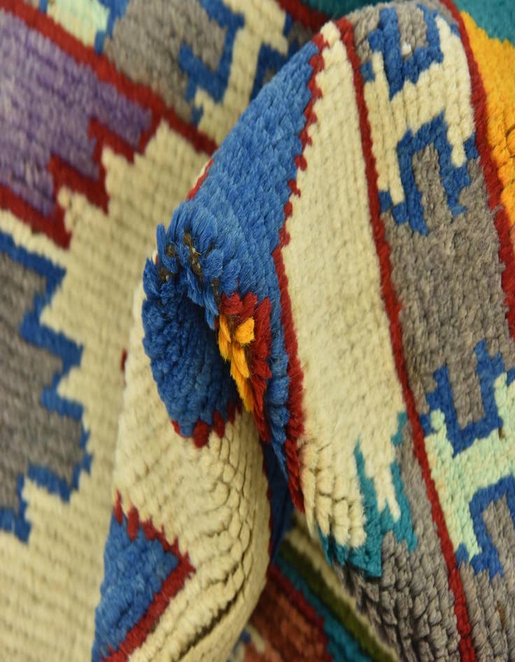 Detail image of  3' 5 x 5' 2  Hand Knotted Balouch Rug