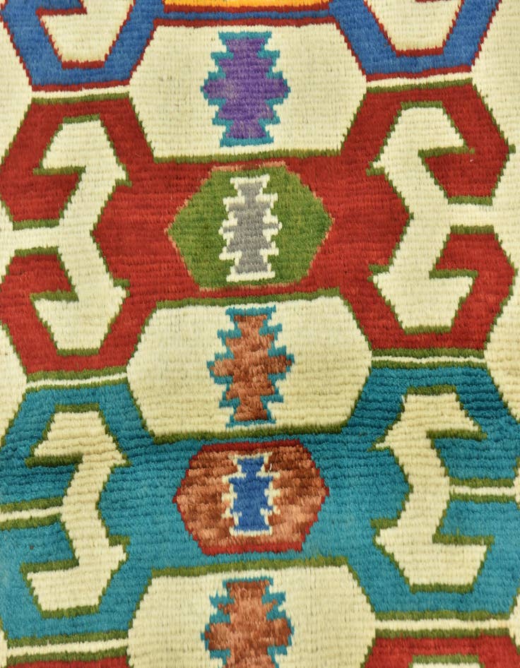 Detail image of  3' 5 x 5' 2  Hand Knotted Balouch Rug