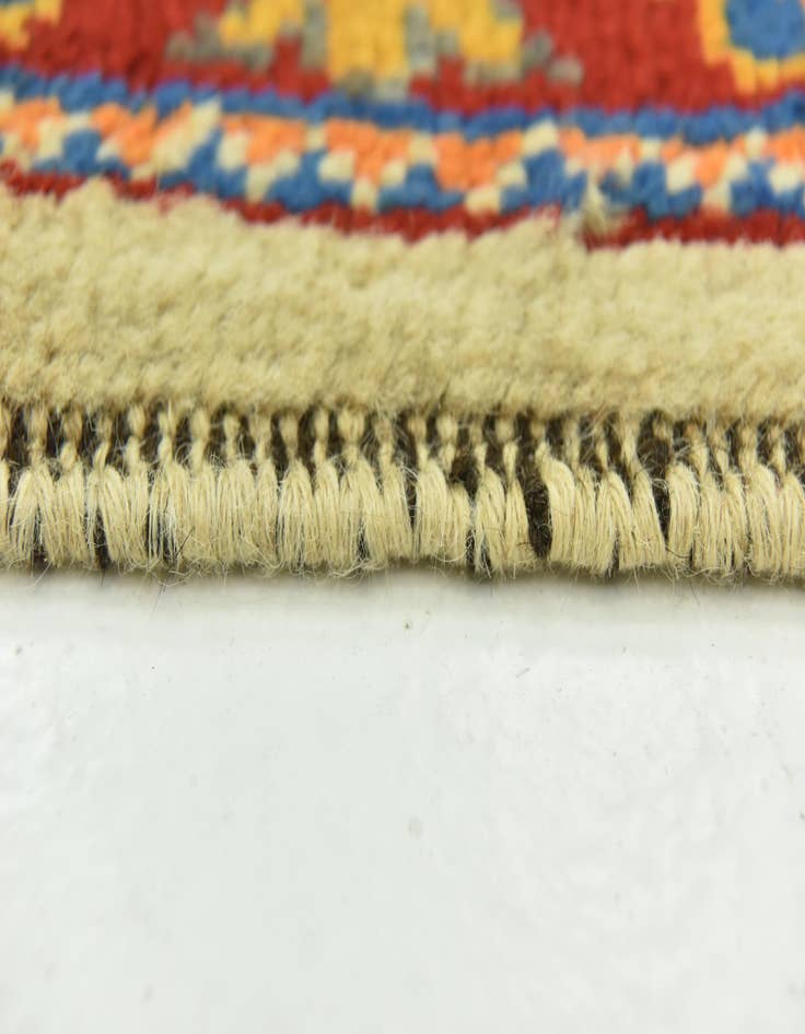 Detail image of  3' 4 x 4' 10  Hand Knotted Balouch Rug