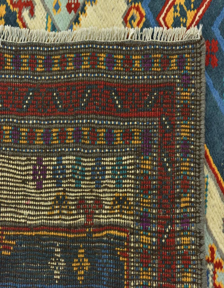 Detail image of  3' 5 x 4' 9  Hand Knotted Balouch Rug