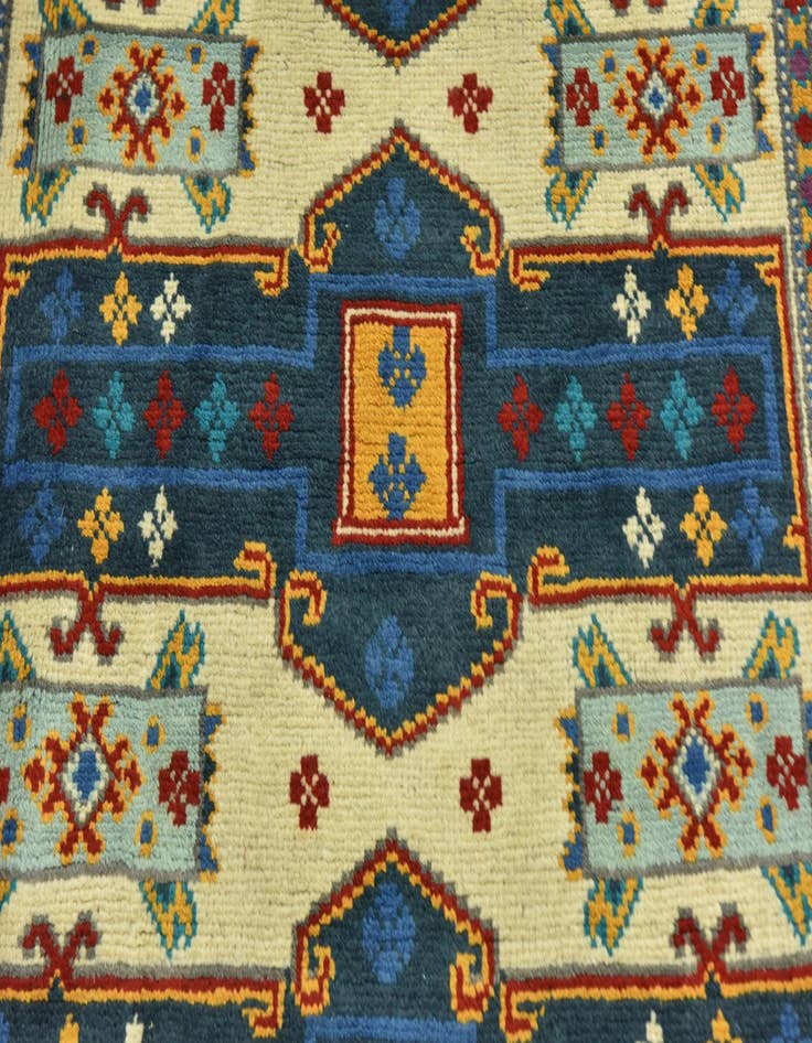 Detail image of  3' 5 x 4' 9  Hand Knotted Balouch Rug