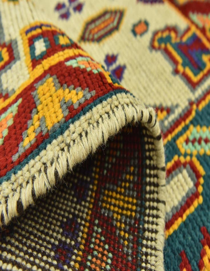 Detail image of  2' 8 x 4' 2  Hand Knotted Balouch Rug