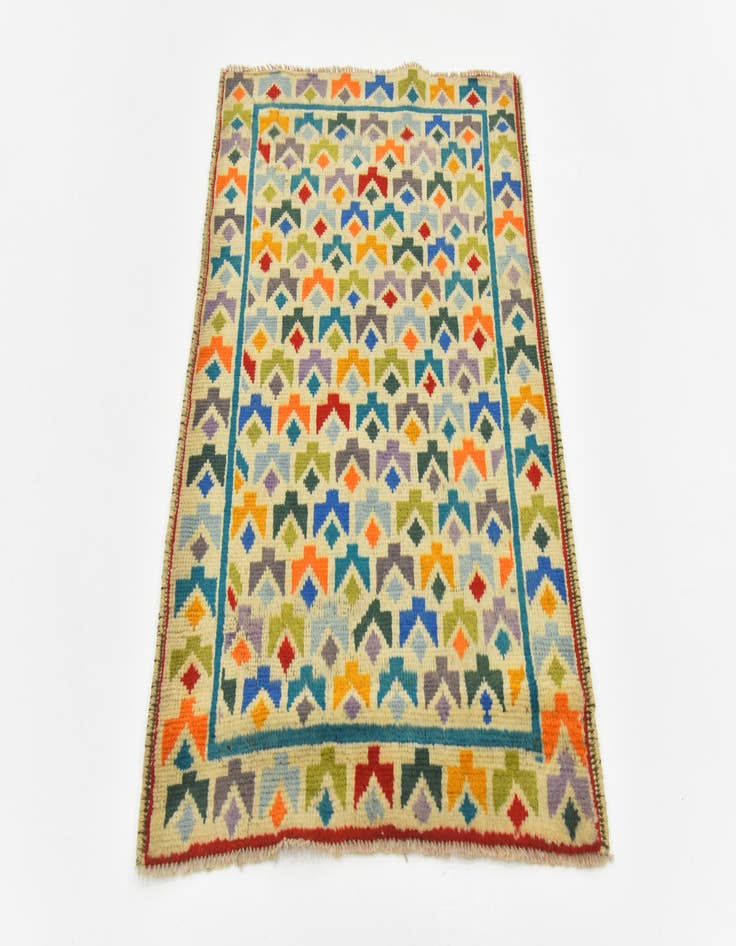 Detail image of  2' 10 x 4' 3  Hand Knotted Balouch Rug