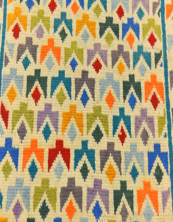 Detail image of  2' 10 x 4' 3  Hand Knotted Balouch Rug