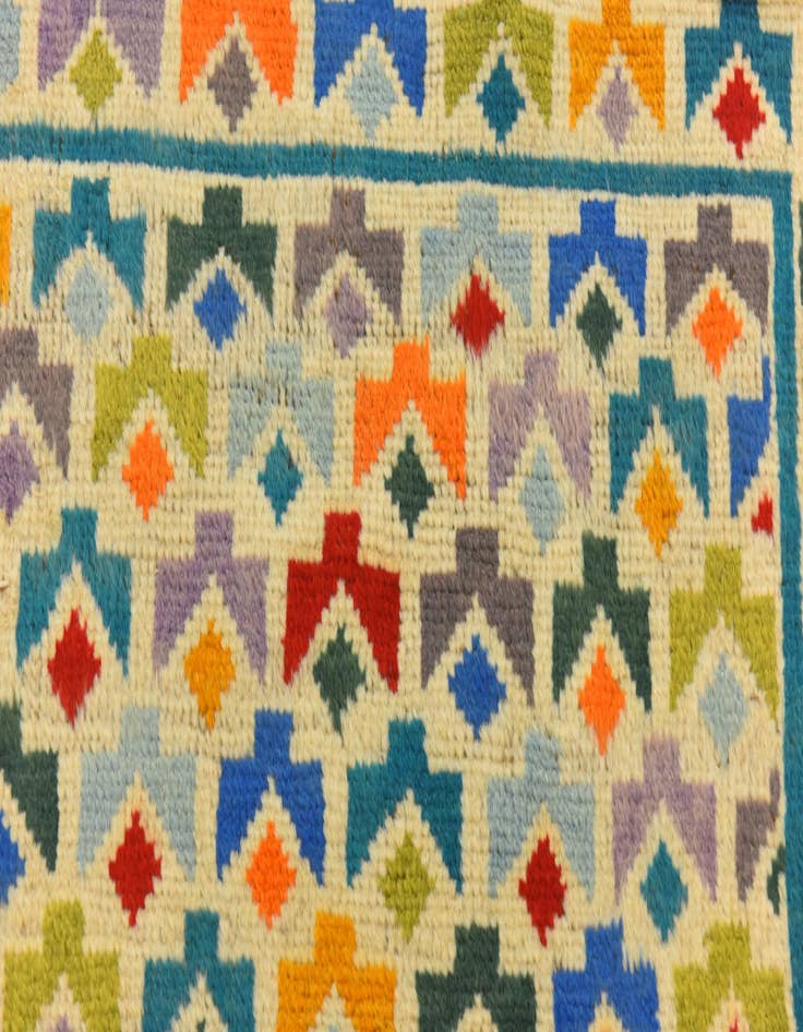 Detail image of  2' 10 x 4' 3  Hand Knotted Balouch Rug