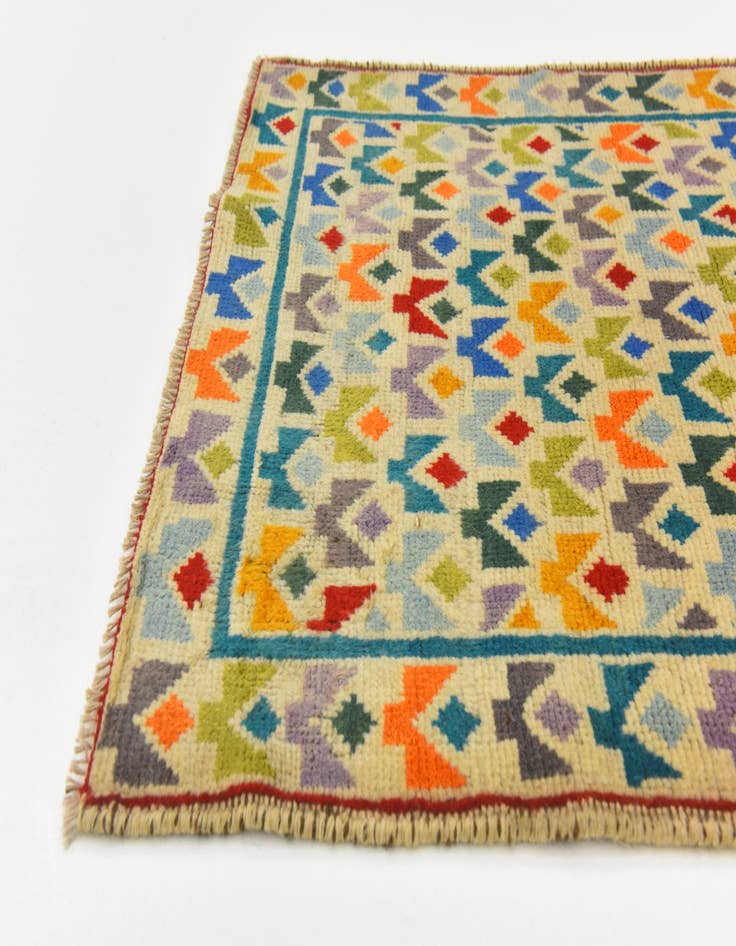 Detail image of  2' 10 x 4' 3  Hand Knotted Balouch Rug
