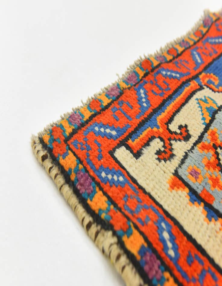 Detail image of  2' 9 x 4'  Hand Knotted Balouch Rug