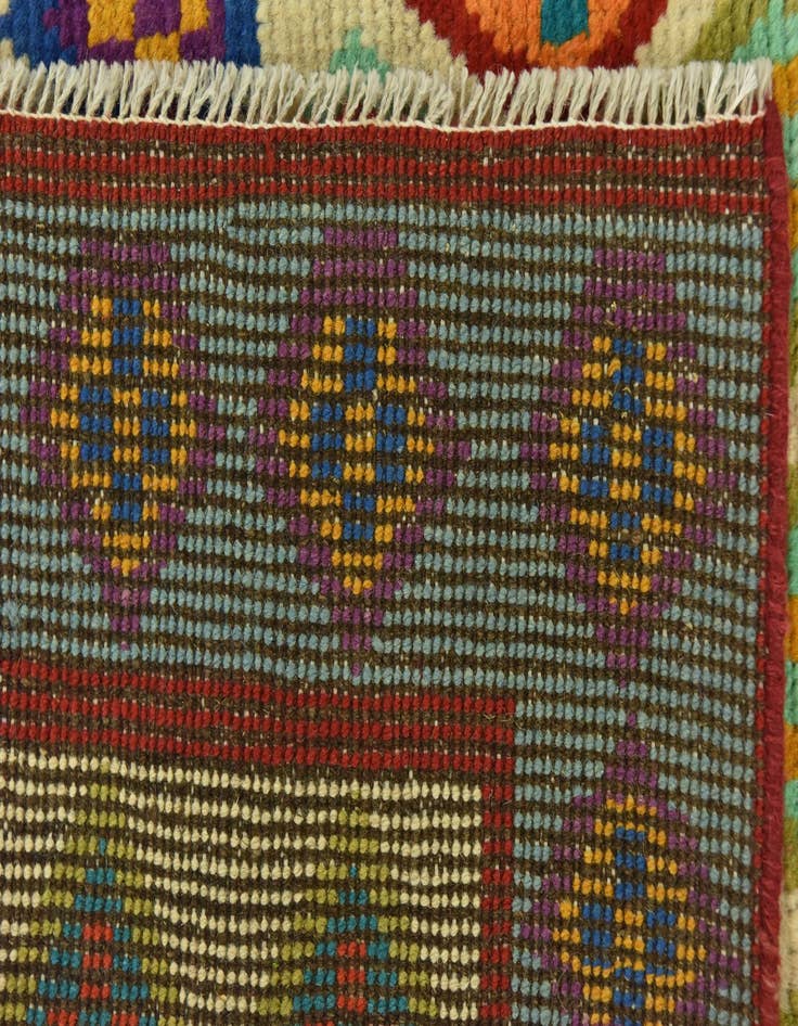 Detail image of  2' 9 x 4'  Hand Knotted Balouch Rug