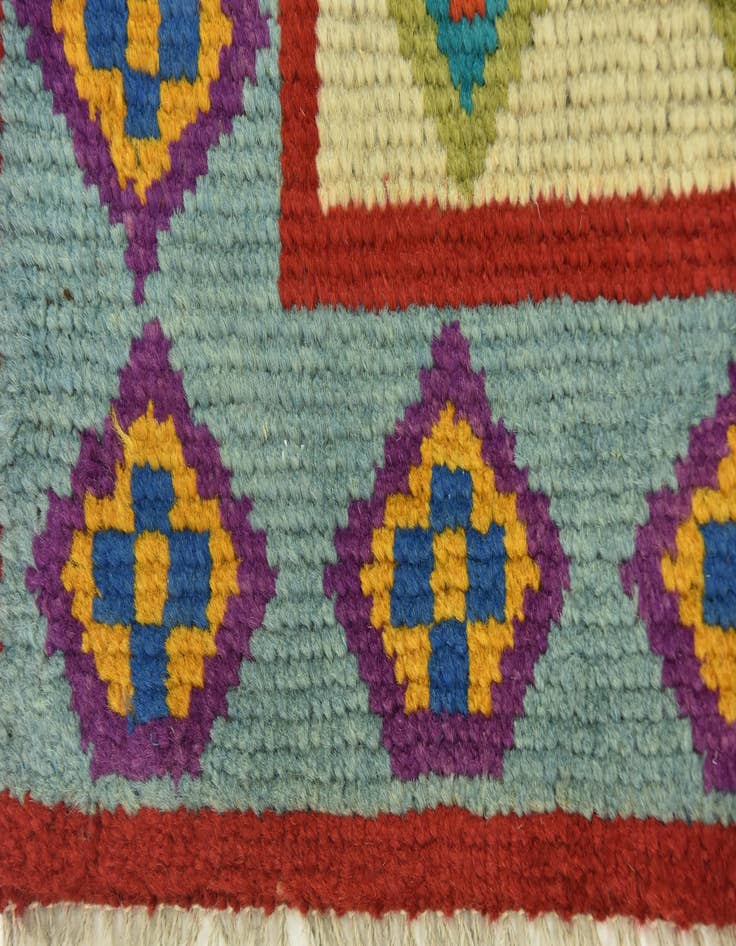 Detail image of  2' 9 x 4'  Hand Knotted Balouch Rug