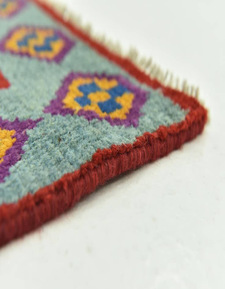 Detail image of  2' 9 x 4'  Hand Knotted Balouch Rug
