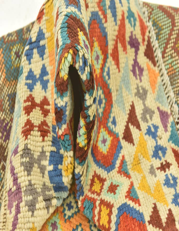 Detail image of  3' 3 x 5'  Hand Knotted Balouch Rug