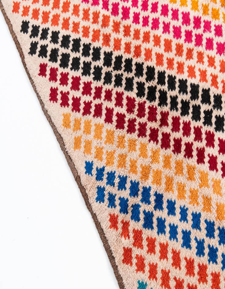 Detail image of  4' 9 x 6' 8  Hand Knotted Balouch Wool Rug