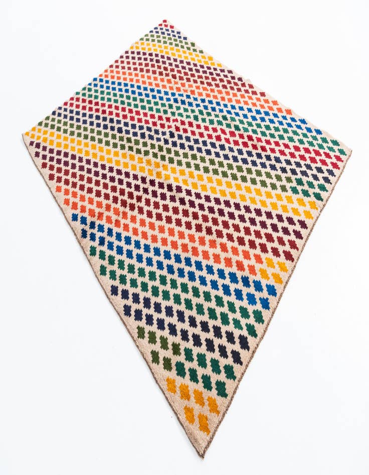 Detail image of  5' 1 x 6' 6  Hand Knotted Balouch Wool Rug