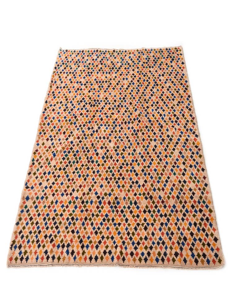 Detail image of 6' 1 x 7' 7 Hand Knotted Balouch Wool Rug