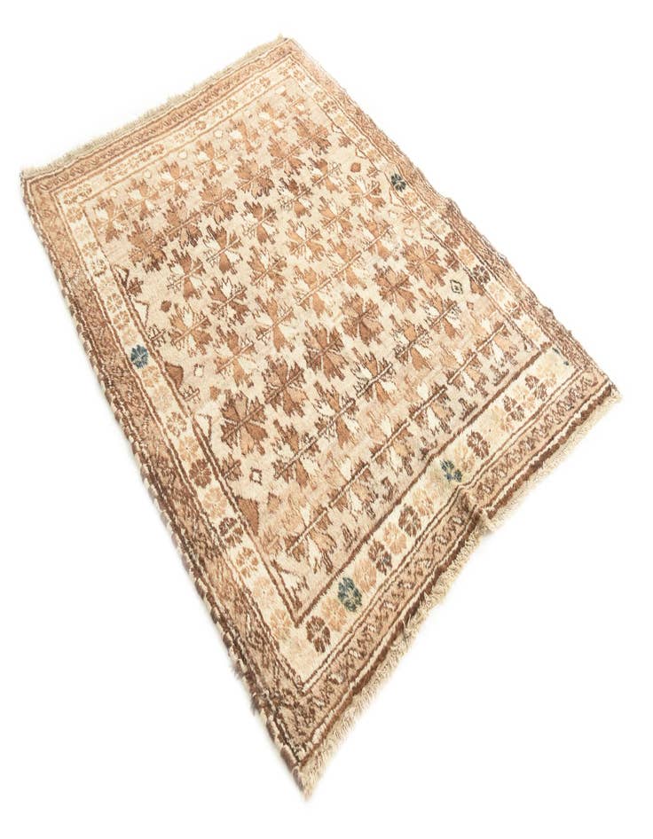 Detail image of  4' 4 x 5' 7  Hand Knotted Balouch Wool Rug