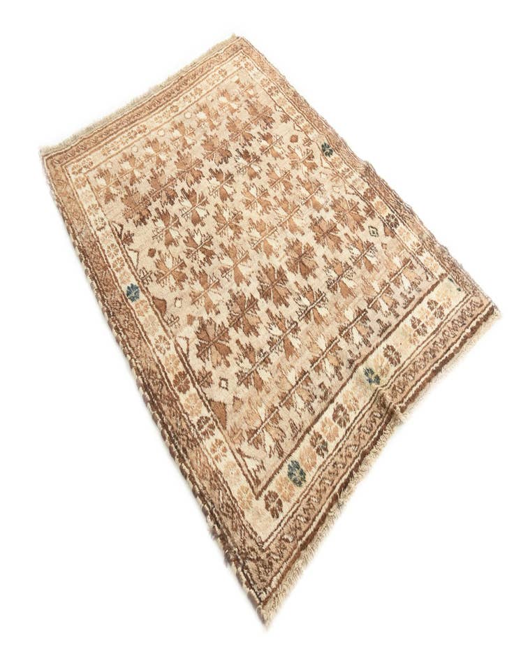 Detail image of  4' 4 x 5' 7  Hand Knotted Balouch Wool Rug