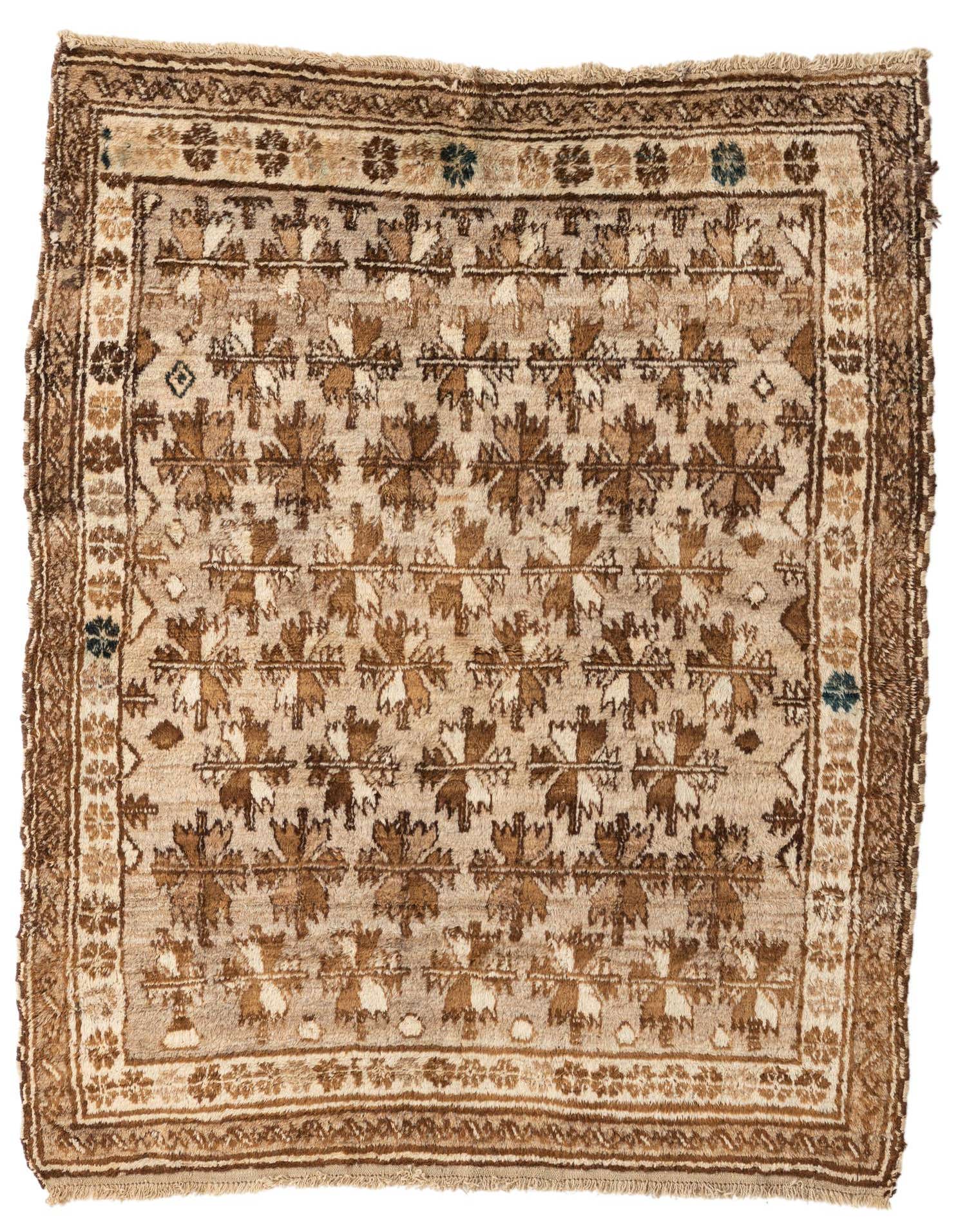 Primary image  4' 4 x 5' 7  Hand Knotted Balouch Wool Rug