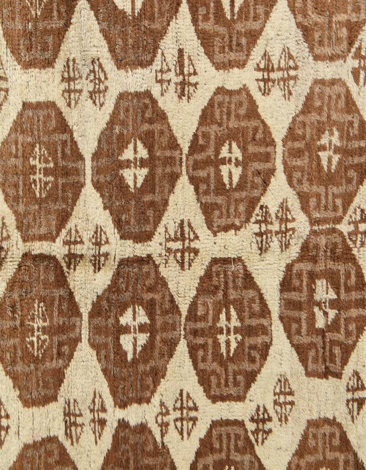 Detail image of  5' 4 x 9' 8  Hand Knotted Balouch Wool Rug