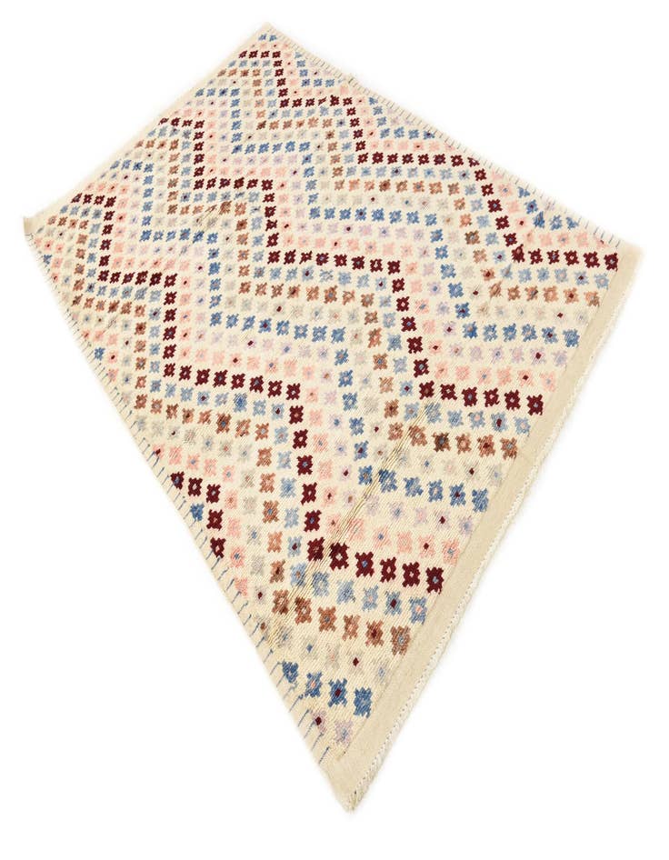 Detail image of  5' 4 x 8'  Hand Knotted Balouch Wool Rug