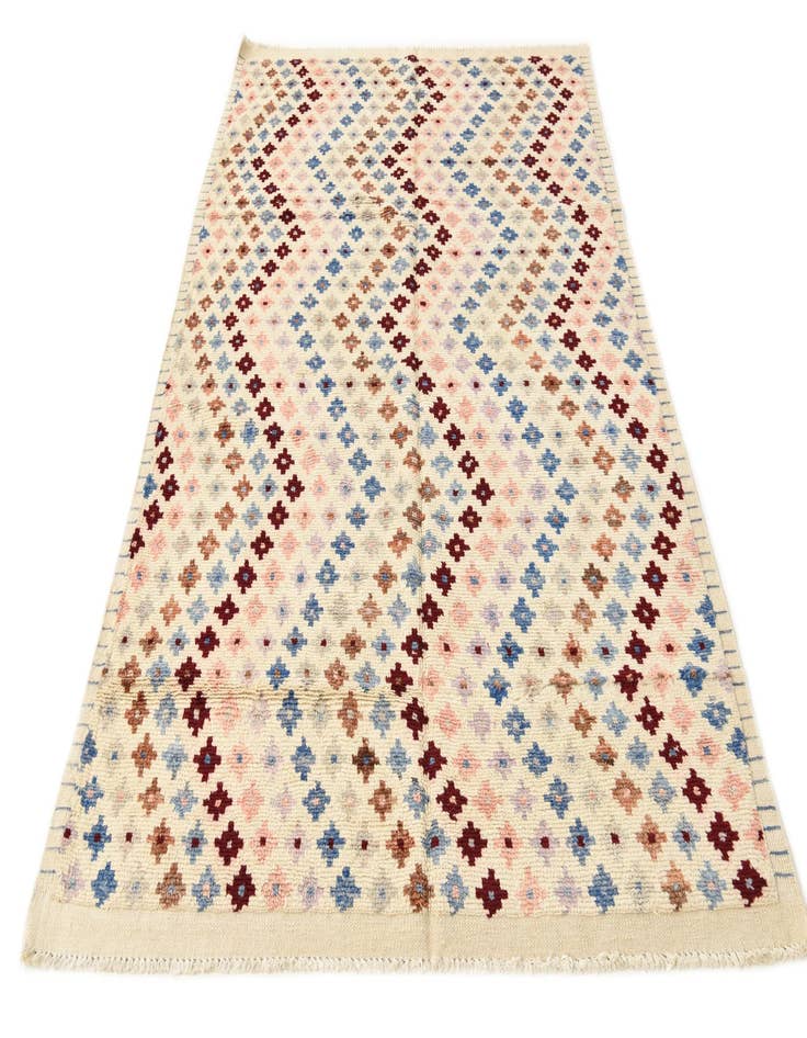 Detail image of  5' 4 x 8'  Hand Knotted Balouch Wool Rug