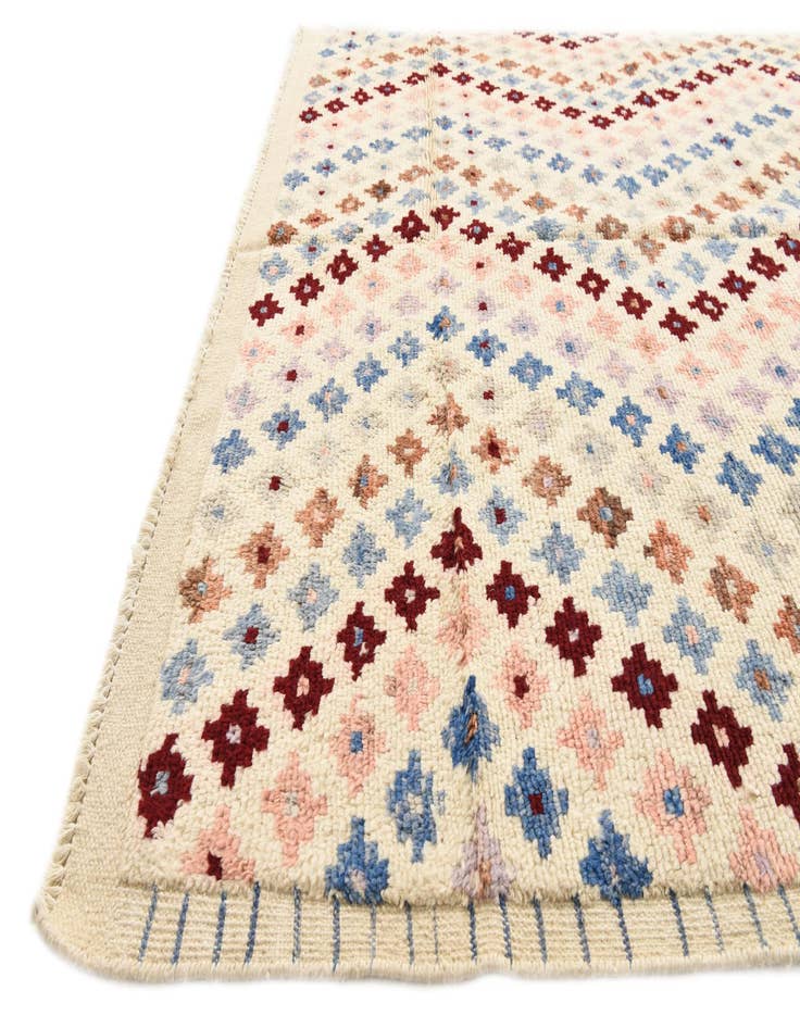 Detail image of  5' 4 x 8'  Hand Knotted Balouch Wool Rug