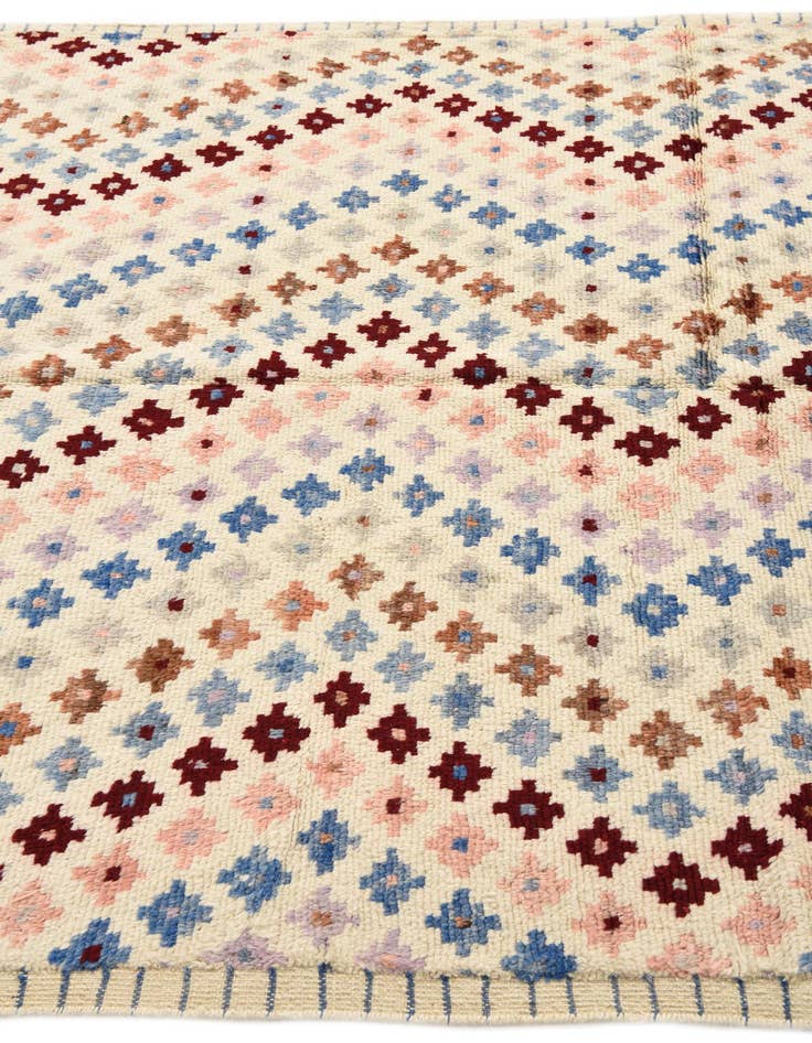 Detail image of  5' 4 x 8'  Hand Knotted Balouch Wool Rug