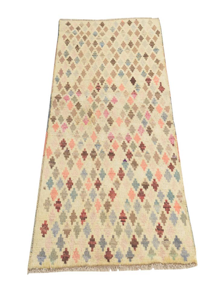 Detail image of  3' x 4' 8  Hand Knotted Balouch Wool Rug