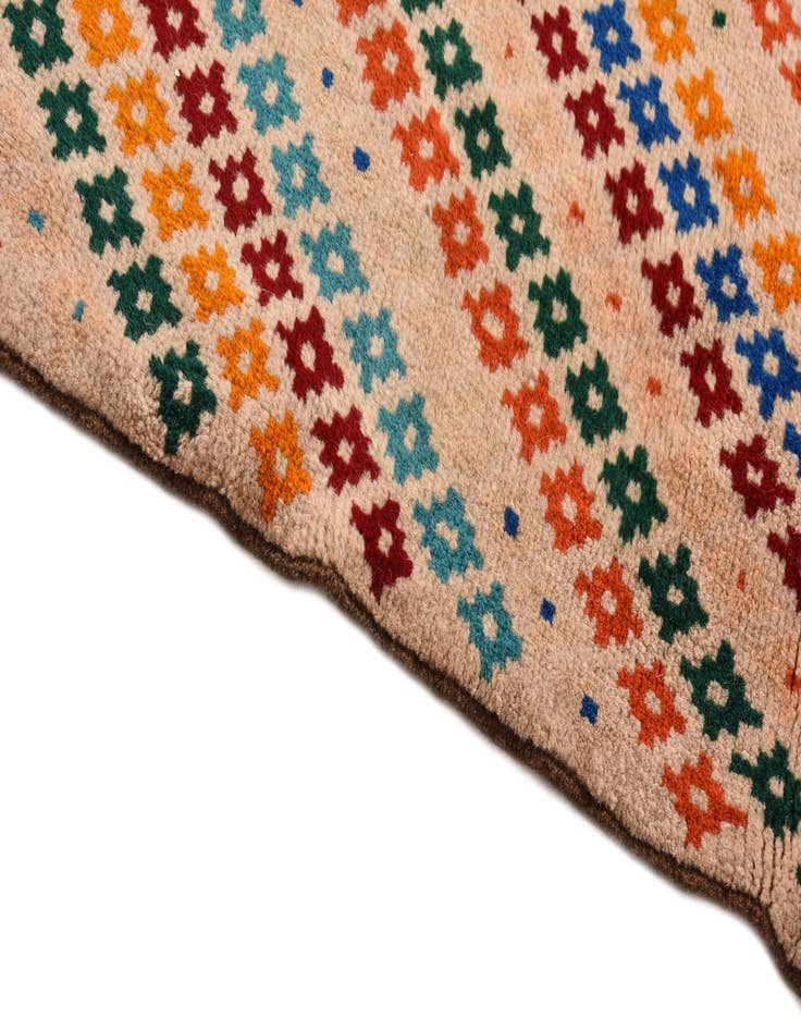 Detail image of  4' x 6'  Hand Knotted Balouch Wool Rug