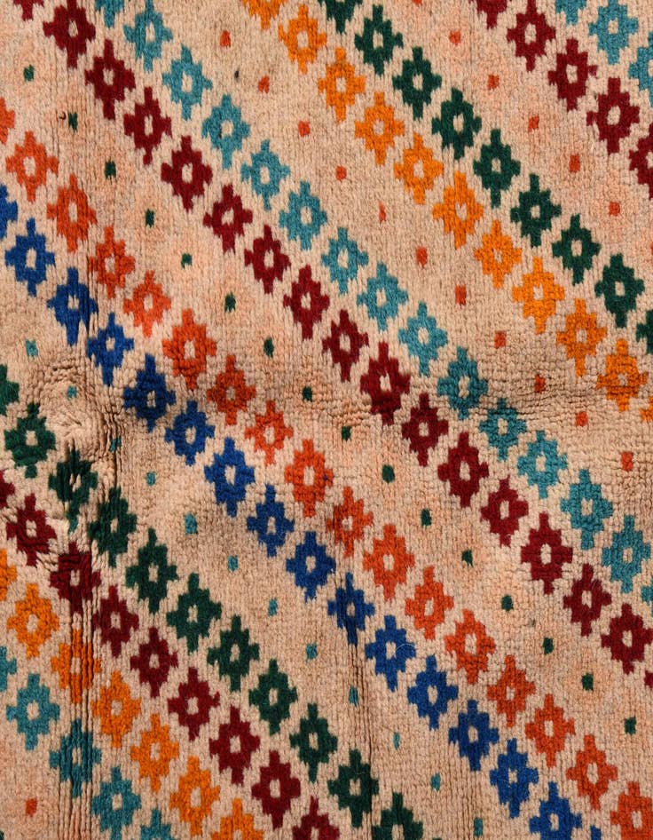 Detail image of  4' x 6'  Hand Knotted Balouch Wool Rug